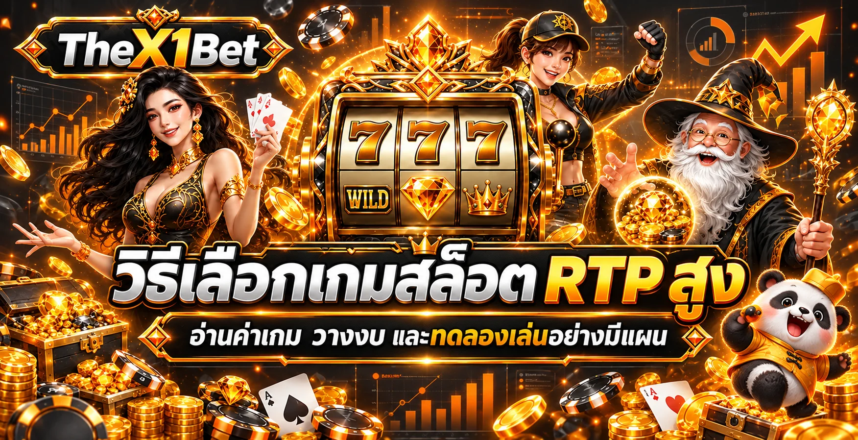 TheX1Bet วิธีเลือกเกมสล็อต RTP สูงแบบมีแผน